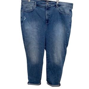 NYDJ Fit is Everything Women's Blue Wash Lift Tuck Tech Denim Jeans Size 18W